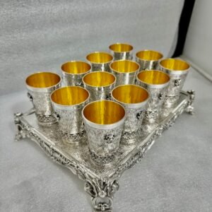 סט כוסות ליקר מגש מהודר  מק"ט 8567